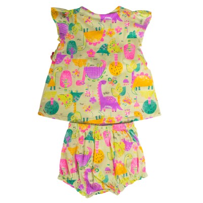 Up Baby SET - SINGLE JERSEY BLOUSE AND UNDERWEAR (46389 Light Green)