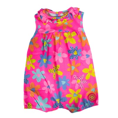 Up Baby SINGLE JERSEY ROMPER (46390 Neon Pink)