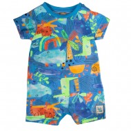 Up Baby SLUB JERSEY ROMPER (46425 Blue)