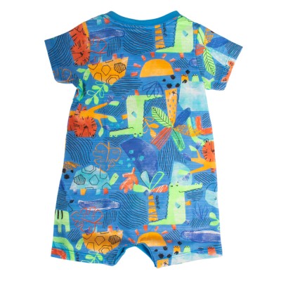 Up Baby SLUB JERSEY ROMPER (46425 Blue)
