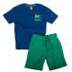 Up Baby SET - SINGLE JERSEY T-SHIRT AND SWEAT BERMUDA (46562 Blue)