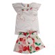 Up Baby SET - SINGLE JERSEY BLOUSE AND VISCOSE & LINEN WOV (46569 Off White)
