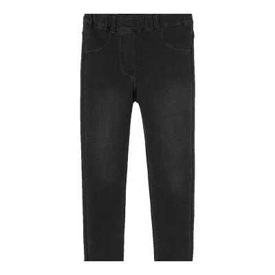 Boboli Fleece denim trousers for girl -BCI (490722 BLACK)