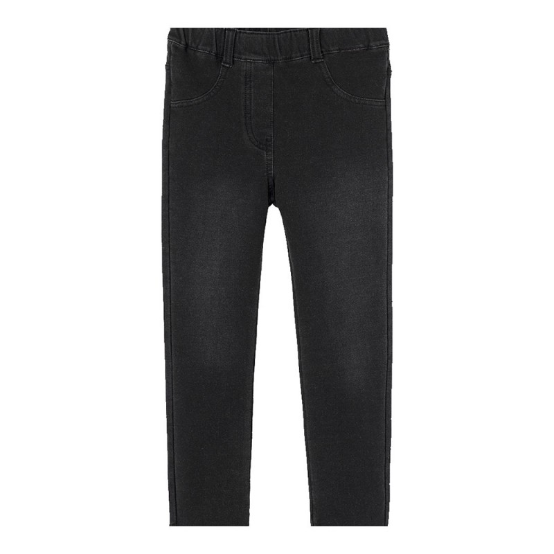 Boboli Fleece denim trousers for girl -BCI (490722 BLACK)