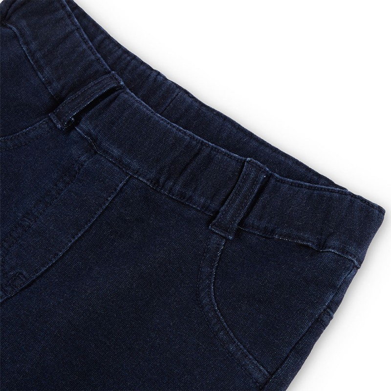 Boboli Fleece denim trousers for girl -BCI (490722 DARKB)