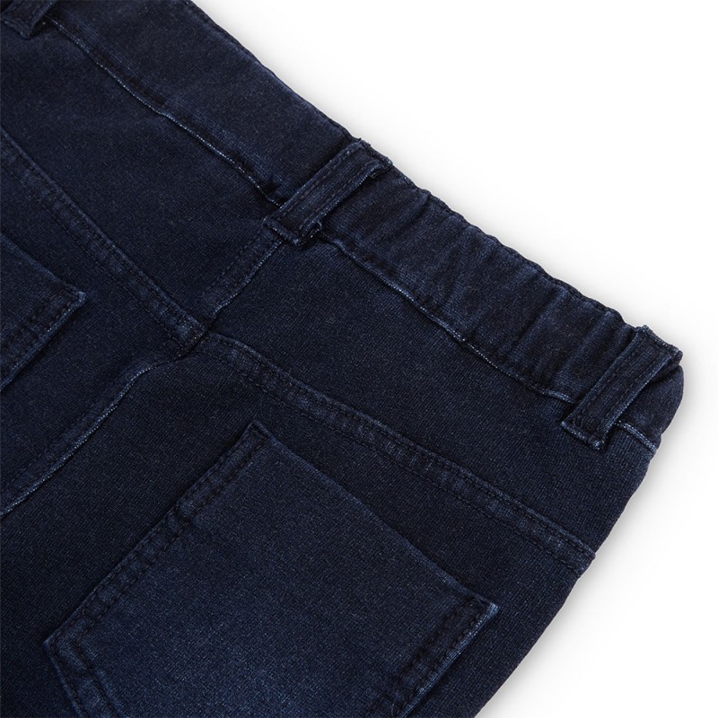 Boboli Fleece denim trousers for girl -BCI (490722 DARKB)