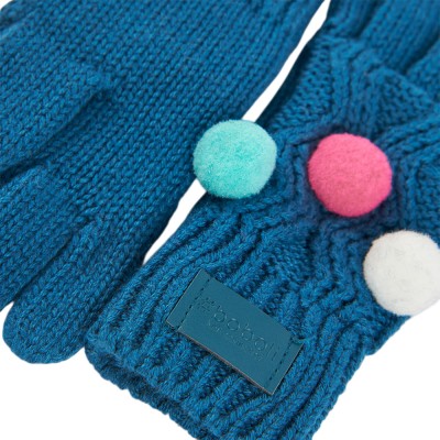 Boboli Knitwear gloves polka dot for girl -BCI (494142 4632)