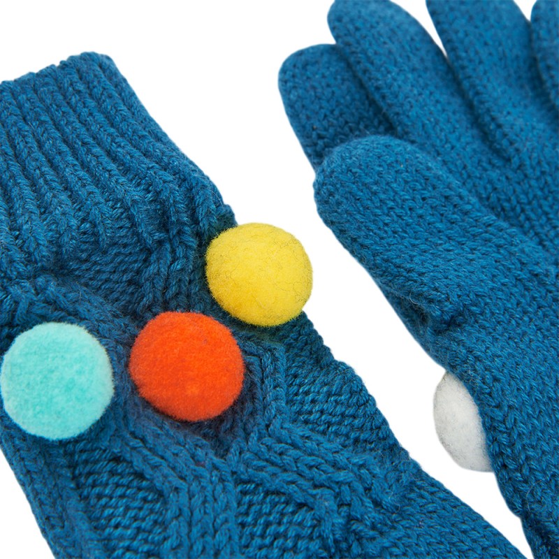 Boboli Knitwear gloves polka dot for girl -BCI (494142 4632)