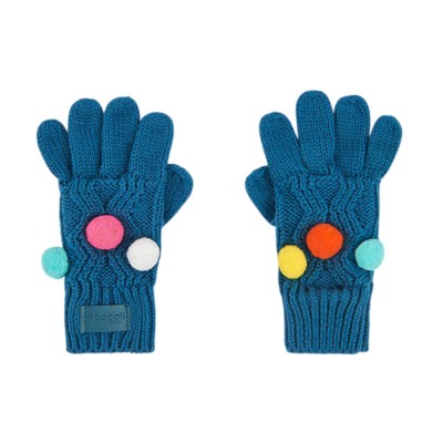Boboli Knitwear gloves polka dot for girl -BCI (494142 4632)