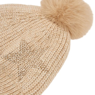 Boboli Knitwear hat star for girl (494153 GOLD)