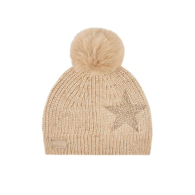 Boboli Knitwear hat star for girl (494153 GOLD)