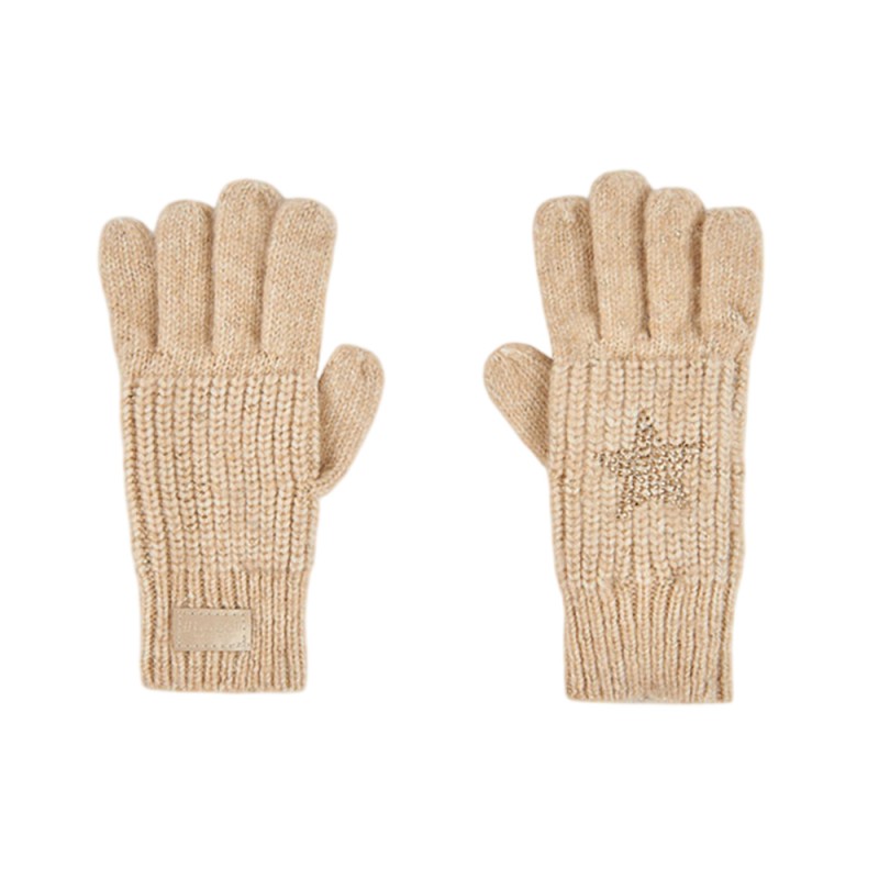 Boboli Knitwear gloves star for girl (494175 GOLD)