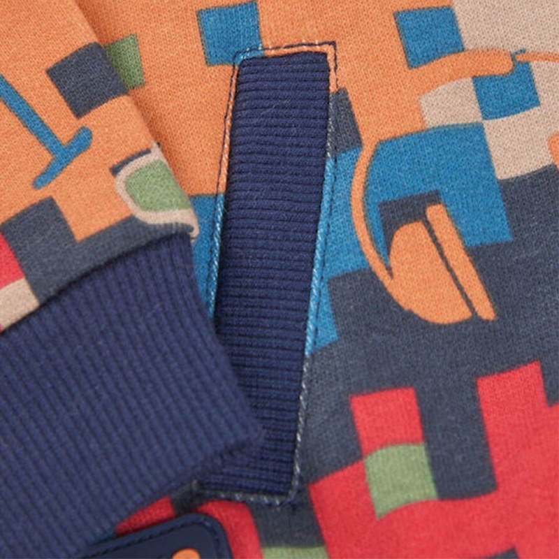 Boboli Fleece jacket printed for boy -BCI (504076 9958)