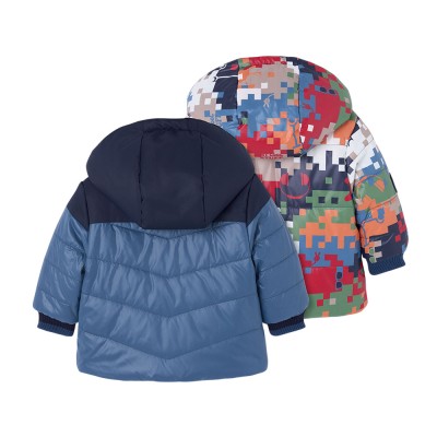 Boboli Reversible technical fabric parka for boy (504144 2572)