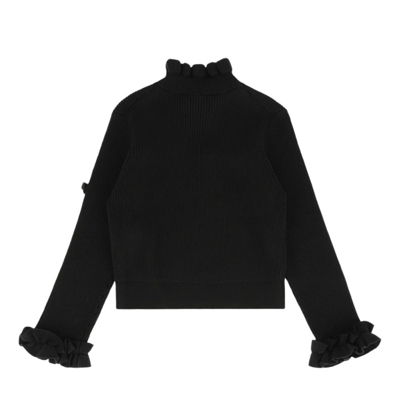 Angel's Face ELMA L/SLEEVE RIBBED JUMPER (5056440799 BLACK)