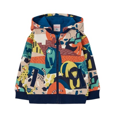 Boboli Fleece jacket printed for boy -BCI (524135 9961)