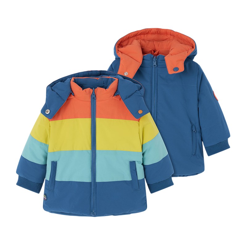 Boboli Reversible technical fabric parka for boy (524146 4632)