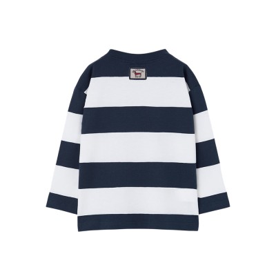 Boboli Knit t-Shirt striped for boy -BCI (604044 9934)