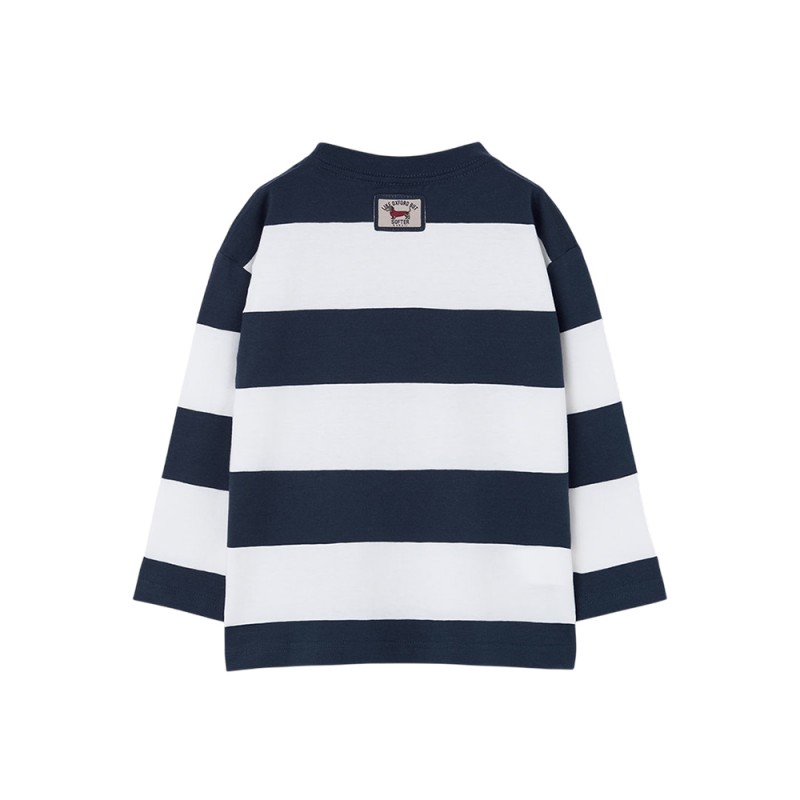 Boboli Knit t-Shirt striped for boy -BCI (604044 9934)