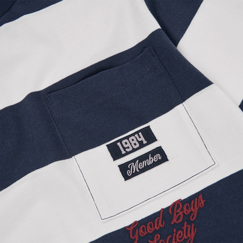 Boboli Knit t-Shirt striped for boy -BCI (604044 9934)
