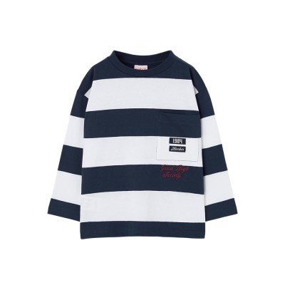 Boboli Knit t-Shirt striped for boy -BCI (604044 9934)