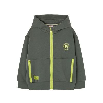Boboli Fleece jacket hooded for boy -BCI (614113 8152)
