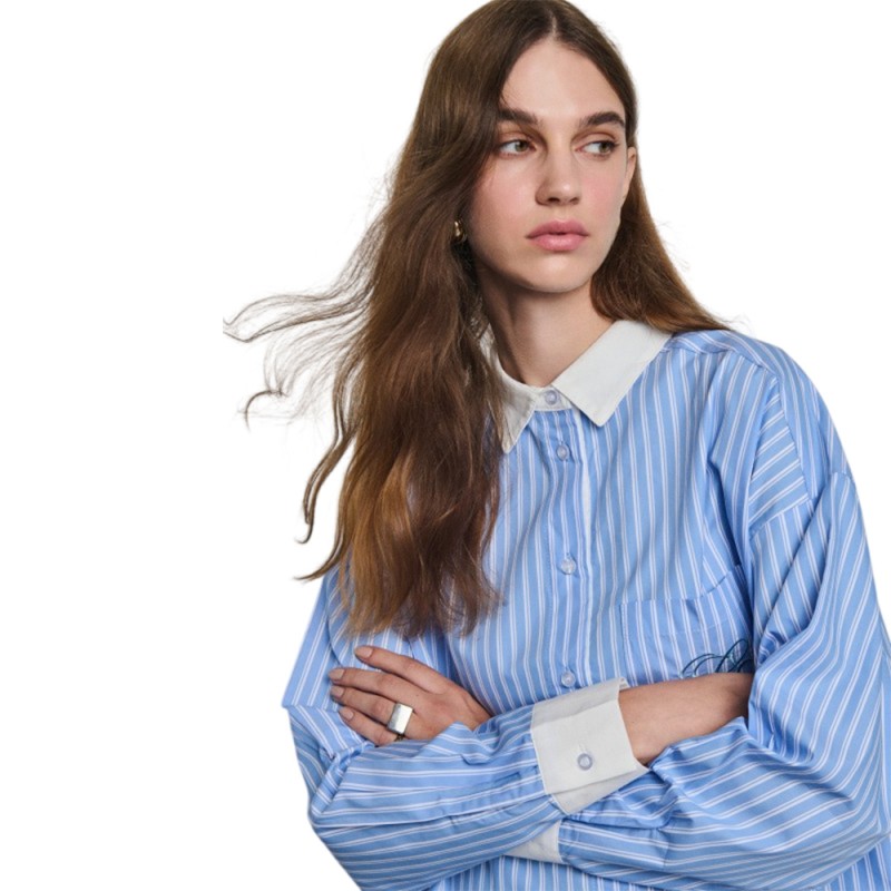 Staff Jeans Kimberly Woman Oversized Shirt (62-001.056 N0000) Staff Jeans Kimberly Woman Oversized Shirt (62-001.056 N0000)