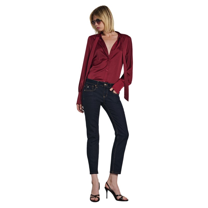 Staff Jeans Jessie Woman Satin Shirt (62-006.056 N9983) Staff Jeans Jessie Woman Satin Shirt (62-006.056 N9983)