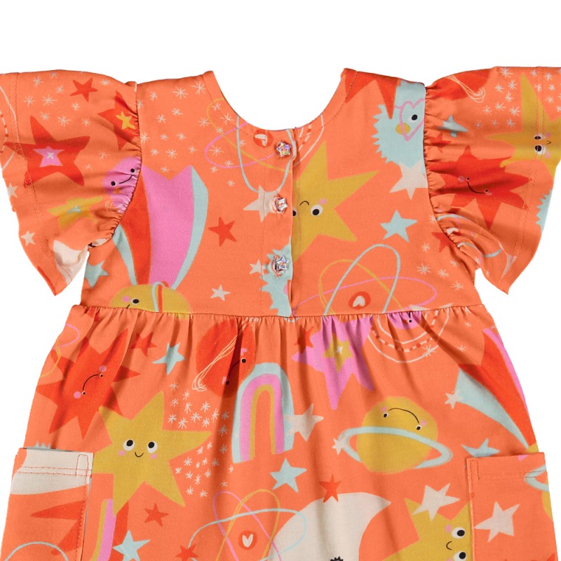 Tres e Ja Single jersey w/ viscose romper (62265 Peach)