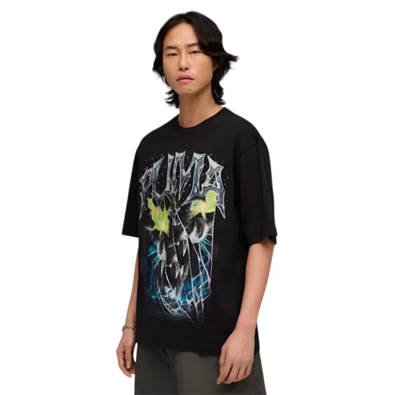 Puma GRAPHIC Vintage Cat Boxy Tee (635665 01)