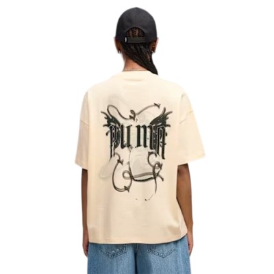 Puma STREET GLAM Oversized Bedazzled Graphic Tee (636653 88)