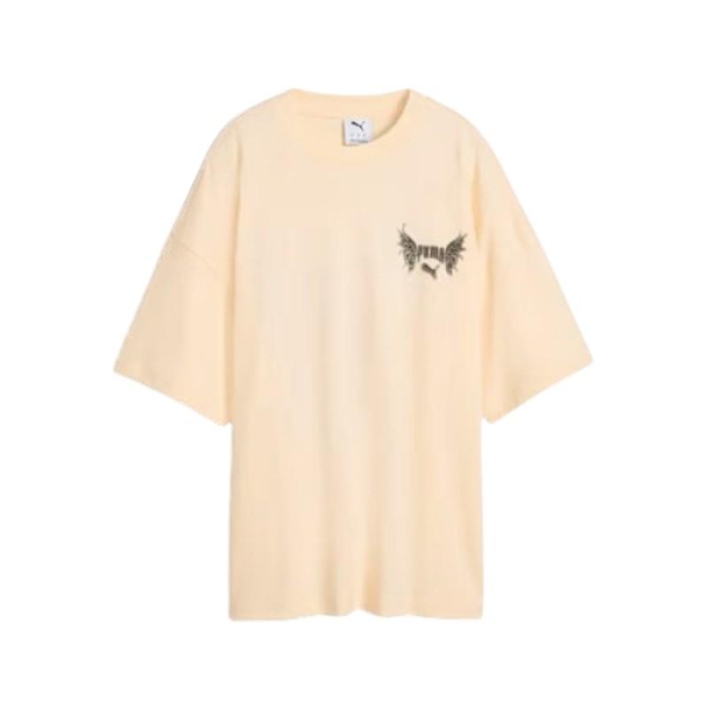 Puma STREET GLAM Oversized Bedazzled Graphic Tee (636653 88)
