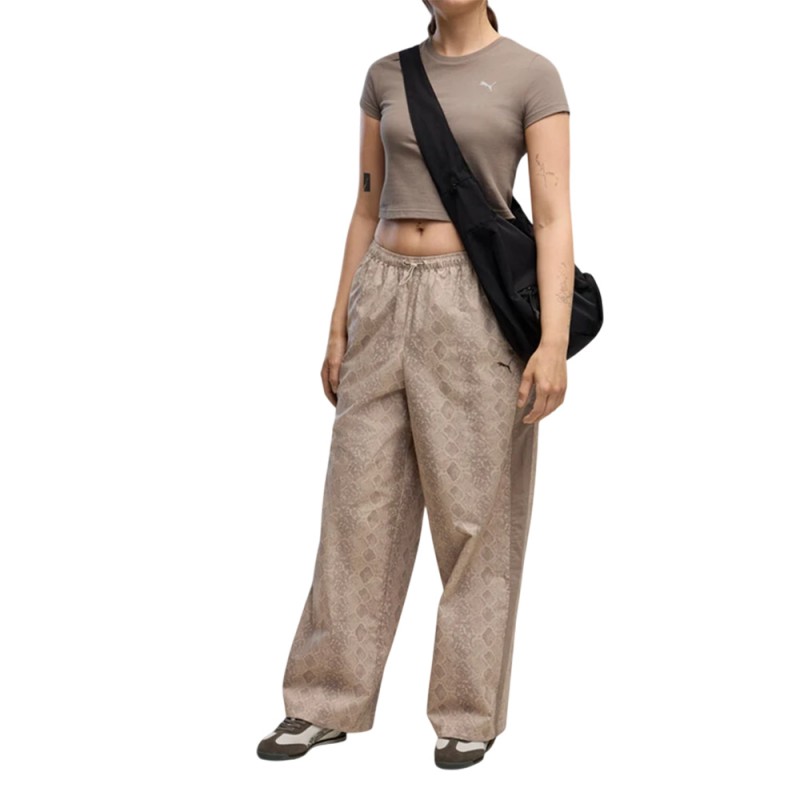 Puma T7 Relaxed AOP Snake Woven Pants op (638743 81)