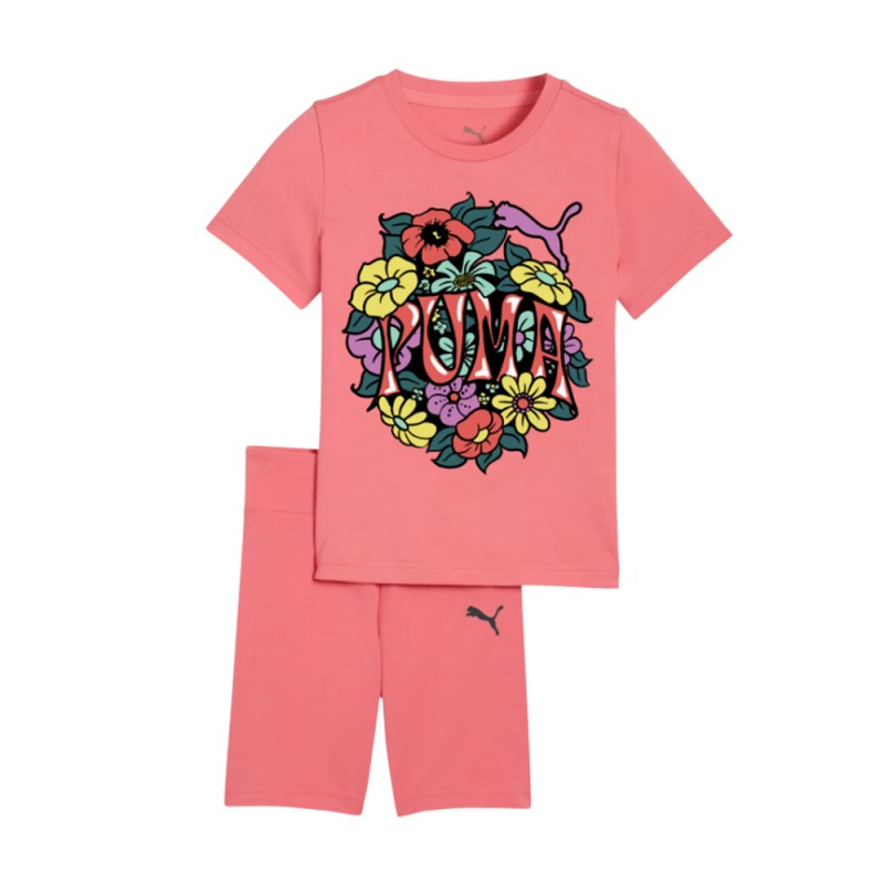Puma MID90s Graphic Tee and Short Leggings Set PS (691926 25)