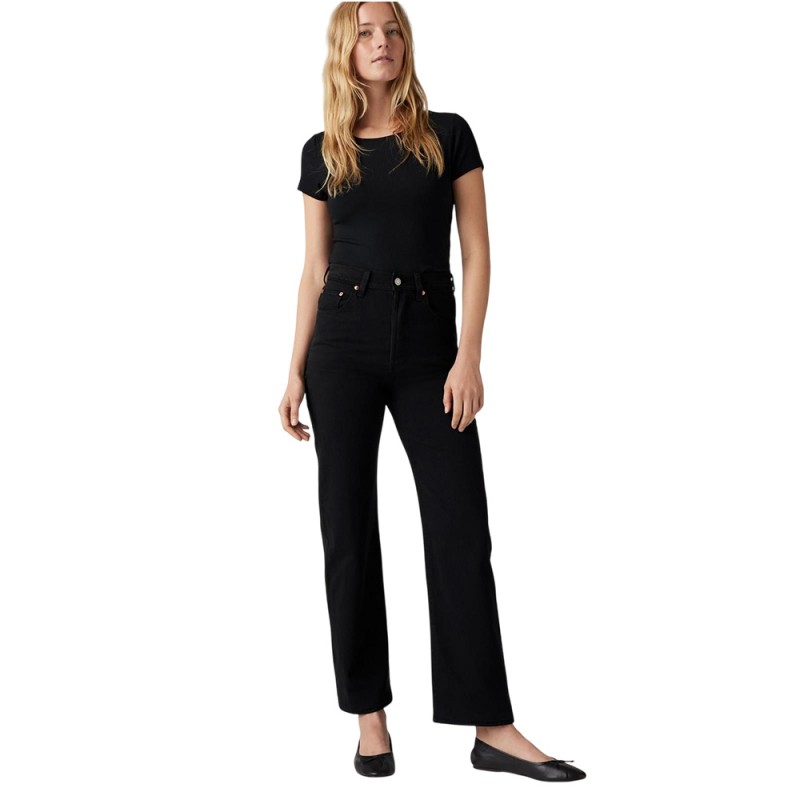 Levi's RIBCAGE STRAIGHT ANKLE BLACKS (726930012 0071)