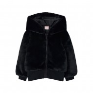 Boboli Fluffy hooded jacket for girl (774109 890)