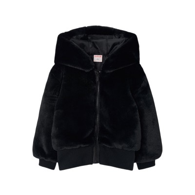 Boboli Fluffy hooded jacket for girl (774109 890)