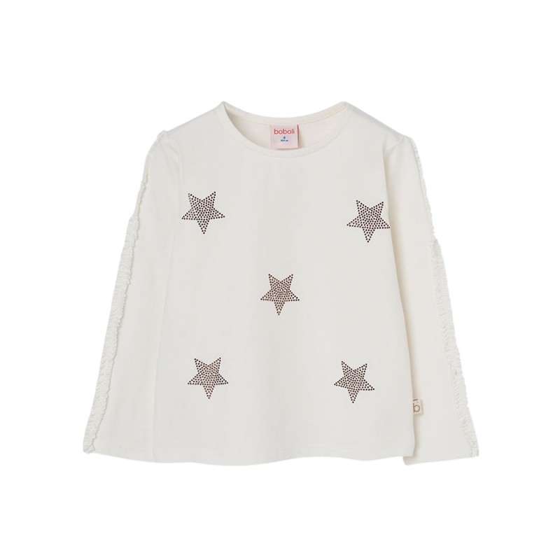 Boboli Stretch knit t-Shirt for girl -BCI (784021 1111)