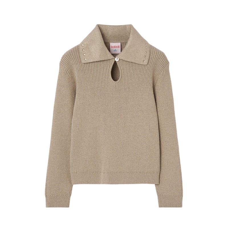 Boboli Knitwear pullover for girl -BCI (784098 GOLD)