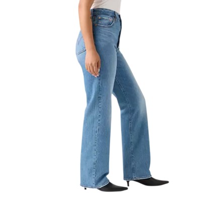 Levi's RIBCAGE FULL LENGTH MED INDIGO - WORN IN ΠΑΝΤΕΛΟΝΙ DENIM (790780008 00J5)