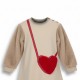 Agatha Ruiz de la Prada DRESS BAG HEARTS (8238W26 OPTICAL WHITE) Agatha Ruiz de la Prada DRESS BAG HEARTS (8238W26 OPTICAL WHITE)