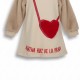 Agatha Ruiz de la Prada DRESS BAG HEARTS (8238W26 OPTICAL WHITE) Agatha Ruiz de la Prada DRESS BAG HEARTS (8238W26 OPTICAL WHITE)