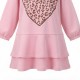 Agatha Ruiz de la Prada DRESS CORAZON LEOPARD (8241W26 ROSA)