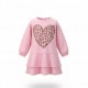 Agatha Ruiz de la Prada DRESS CORAZON LEOPARD (8241W26 ROSA)