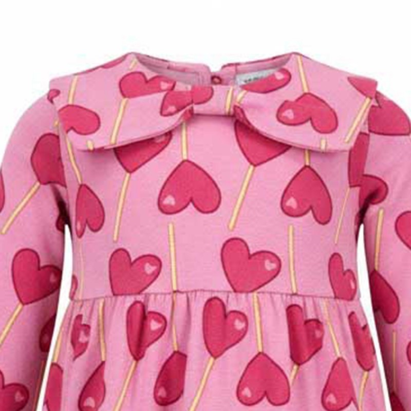 Agatha Ruiz de la Prada DRESS LOLLIPOP CORAZONES (8282W26 FUCSIA)