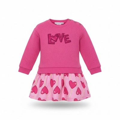 Agatha Ruiz de la Prada DRESS COMBI LOLLIPOP (8283W26 FUCSIA)