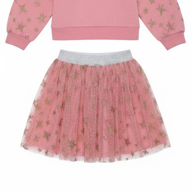 Agatha Ruiz de la Prada SUDADERA+FALDA STAR (8711W26 CORAL) Agatha Ruiz de la Prada SUDADERA+FALDA STAR (8711W26 CORAL)