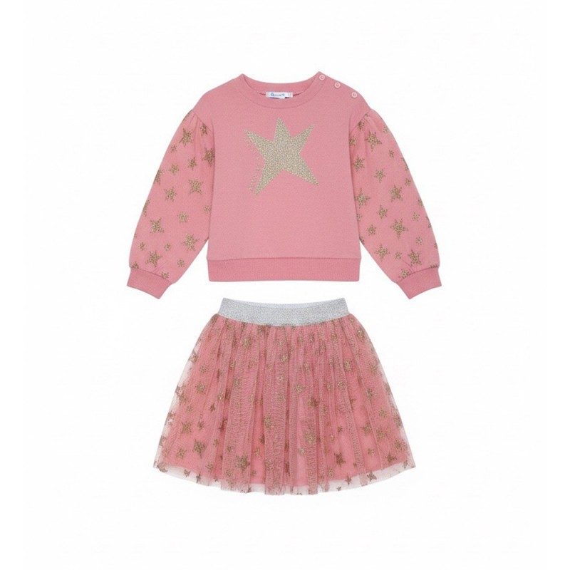 Agatha Ruiz de la Prada SUDADERA+FALDA STAR (8711W26 CORAL) Agatha Ruiz de la Prada SUDADERA+FALDA STAR (8711W26 CORAL)