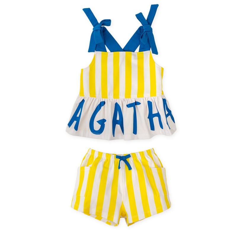 Agatha Ruiz de la Prada T-SHIRT AND MARINE SHORTS (8729S26 08)