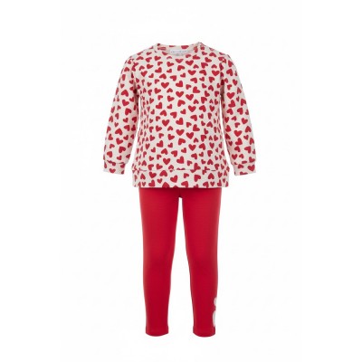 Agatha Ruiz de la Prada CONJ SUDAERA HEARTS+LEGGING (8730W26 RED)